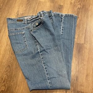 Gloria Vanderbilt Jeans Women’s 10 Lightwash Faded Denim High Waist